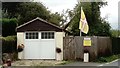 Garage and flag of Dorset, Leigh Cote