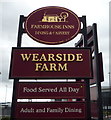 Sign for the Wearside Farm public house