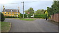 SP6775 : Thornby road junction by Peter Mackenzie