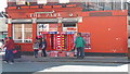 Scarves for sale outside the Park, Anfield