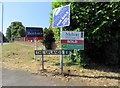 The Uplands sign south side