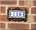 Number on 130 Dalby Road