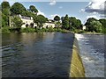 Weir on The River Wharfe at Boston Spa