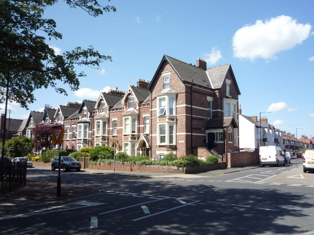 Houses on Roker Park Road, Sunderland