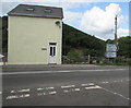 A4061 direction and distances signs on the approach to Blackmill