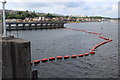 ST1972 : Boom, for sluices in Cardiff Bay Barrage by M J Roscoe