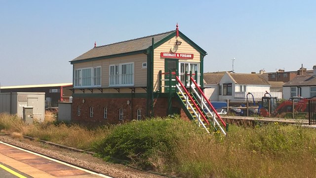 Abergele Signal Box - looks better with a lick of paint!