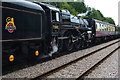 Bluebell Railway train waiting at East Grinstead station