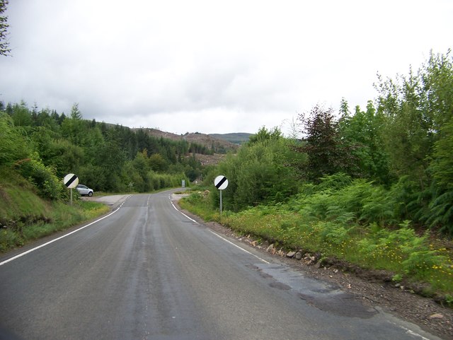 Heading north from Inveraray on the A819