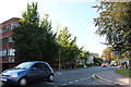 Andover Road at the end of Worthy Lane