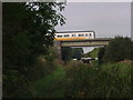 Railway crosses the canal