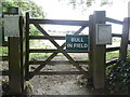 Notice on Gate by The Ridgeway