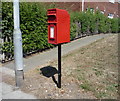 Elizabeth II postbox on Southwick Road, Sunderland