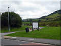 Access road to Machynlleth golf club