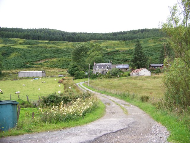 Road to Creganterve Beg near Ford, Argyll