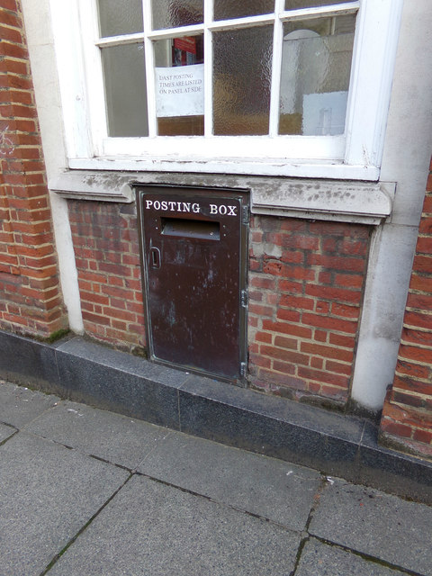 Manningtree Delivery Office Postbox