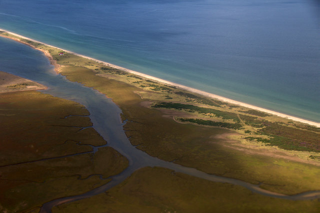 Saltmarsh at Ardersier from the air © Mike Pennington :: Geograph ...