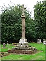 Cross in Stockton churchyard