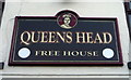 NZ2033 : Sign for the Queens Head, Newfield by JThomas