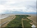 TA4011 : View towards Spurn Head from Spurn Lighthouse by G Laird