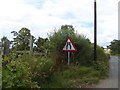 Sign for Poets Path 1 near Long Bridge, Dymock