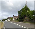 A449 approaching the Wellington Inn