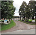 Entrance to Green Lawns Kennels near Dingestow