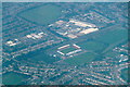 The Hive, Barnet FC, from the air