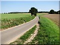 Approaching the A146 road