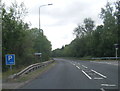 A467 southbound at Coalbrookvale turn