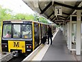 Tyne & Wear Metro Train at Newcastle Airport Station