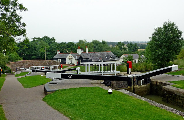 Foxton Staircase Locks in Leicestershire
