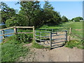 The Thames Path National trail near Westhorpe Farm