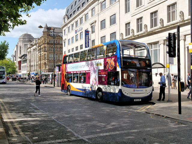 Stagecoach at Piccadilly