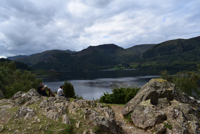 Rocky outcrop above Ullswater.