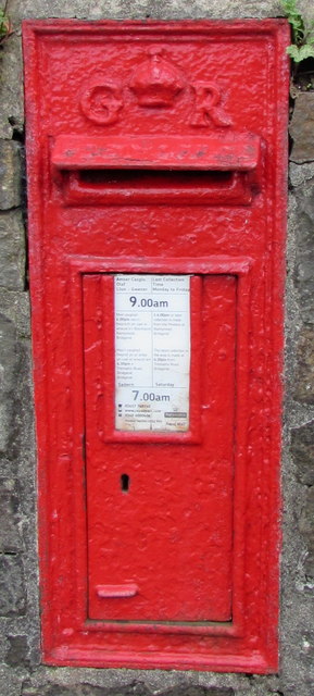 King George V postbox,  Bwlch-y-clawdd Road, Nantymoel
