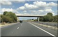 Farm track and bridleway across A421 near Roxton