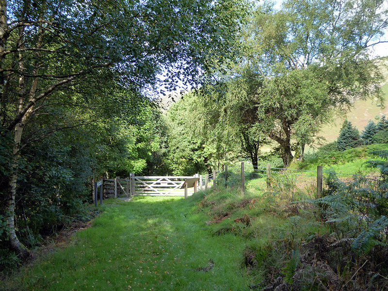 Path from Nant Gwernol station to join... © John Lucas cc-by-sa/2.0 ...