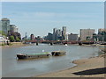 The Thames Path National Trail near Nine Elms