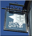 Sign for the Star & Garter, Sheffield