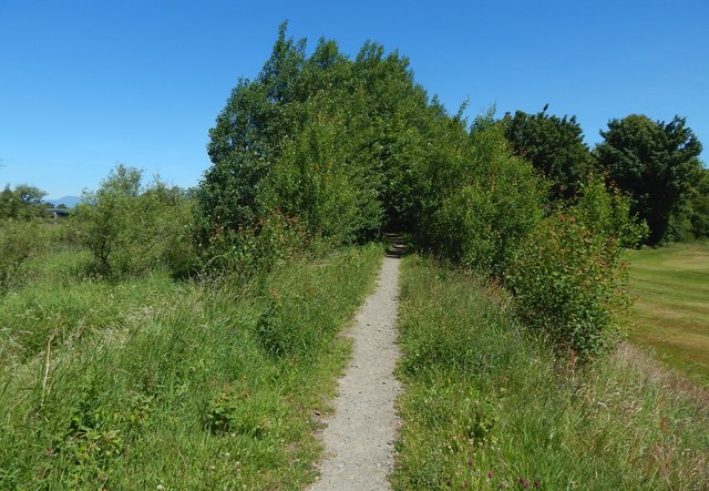 Path beside the golf course
