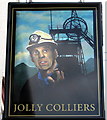 Jolly Colliers name sign, West Street, Bedminster, Bristol