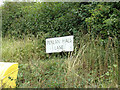TL9127 : Penlan Hall Lane sign by Geographer