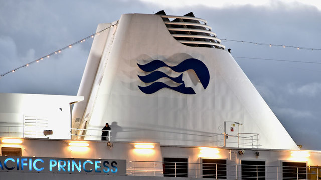 The "Pacific Princess" (funnel), Belfast (September 2018)