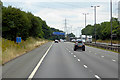 Southbound M5 near Quinton