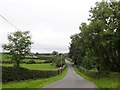 View WNW along Cregganduff Road