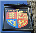 Sign for the Queens Arms, Glossop