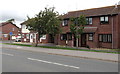 Trees and houses, Littlemoor Road, Broadwey, Weymouth