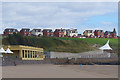 ST1166 : Housing overlooking Whitmore Bay, Barry Island by Robin Drayton