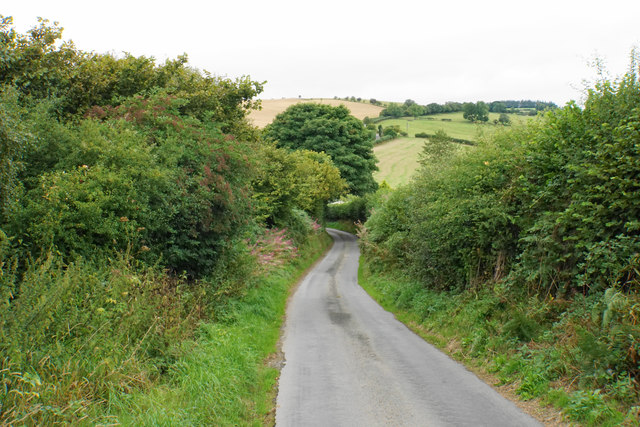 Lane above Dog and Duck Cottage
